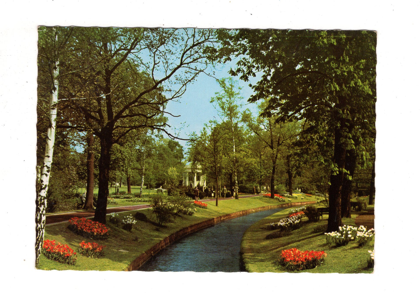 Ansichtskarte Bad Salzuflen / Blick zum Leopold-Thermal-Sprudel / J1-59