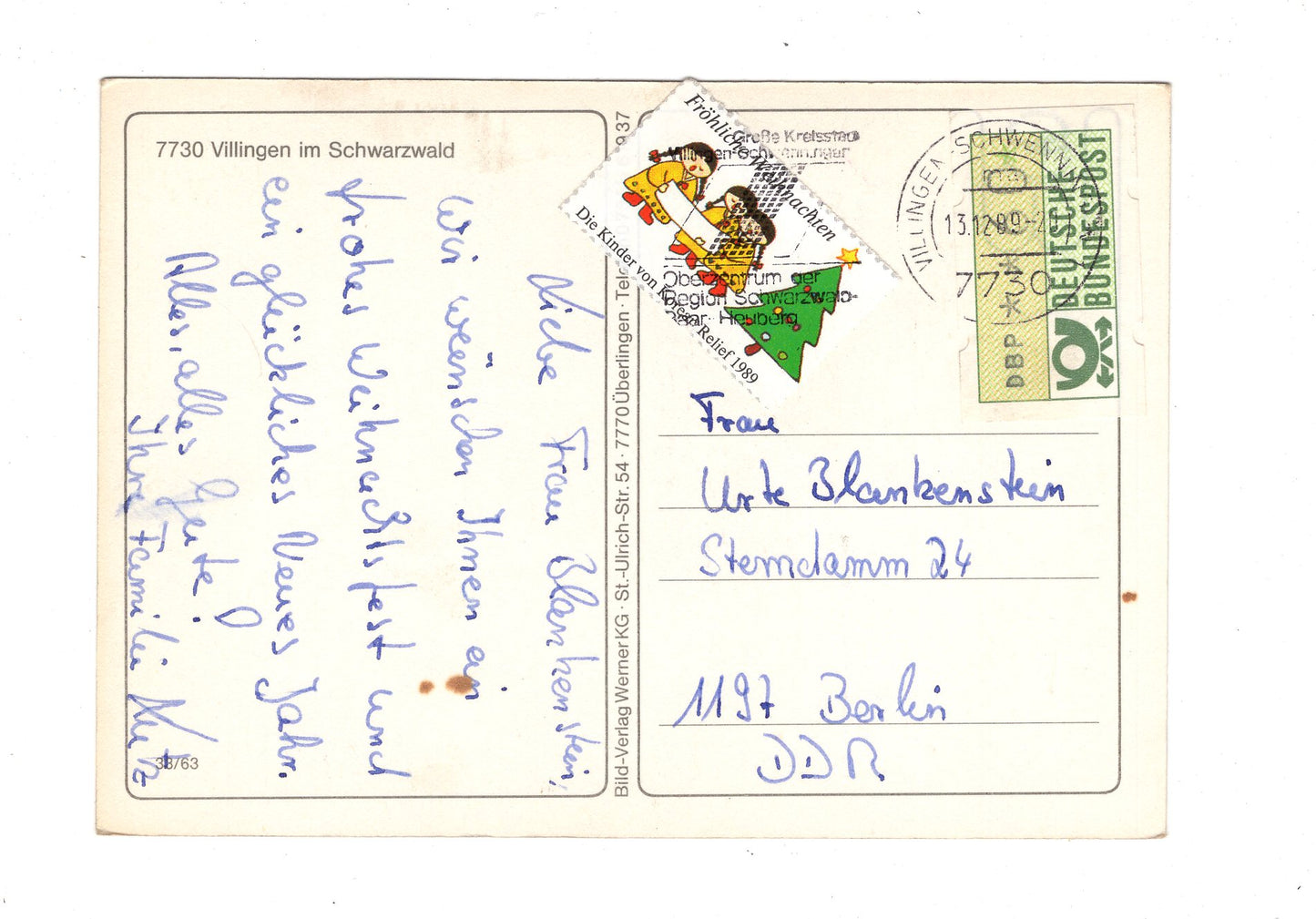 Ansichtskarte Villingen im Schwarzwald / G1-68