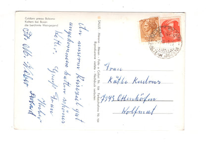 Ansichtskarte Kaltern bei Bozen / Italien / N1-58