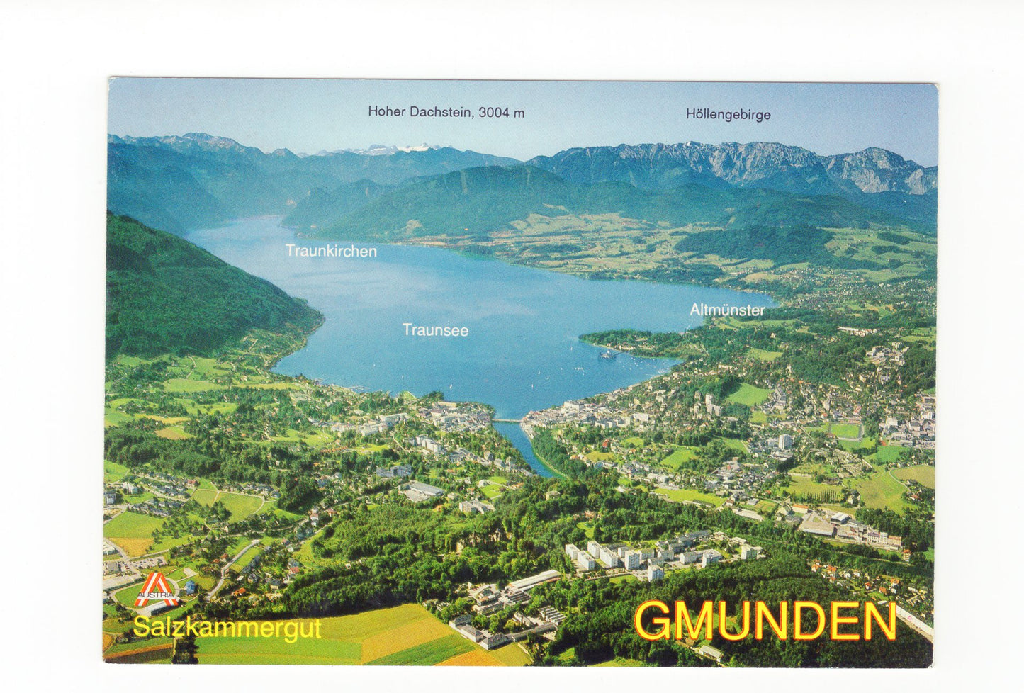 Ansichtskarte Gmunden am Traunsee / Salzkammergut / Österreich