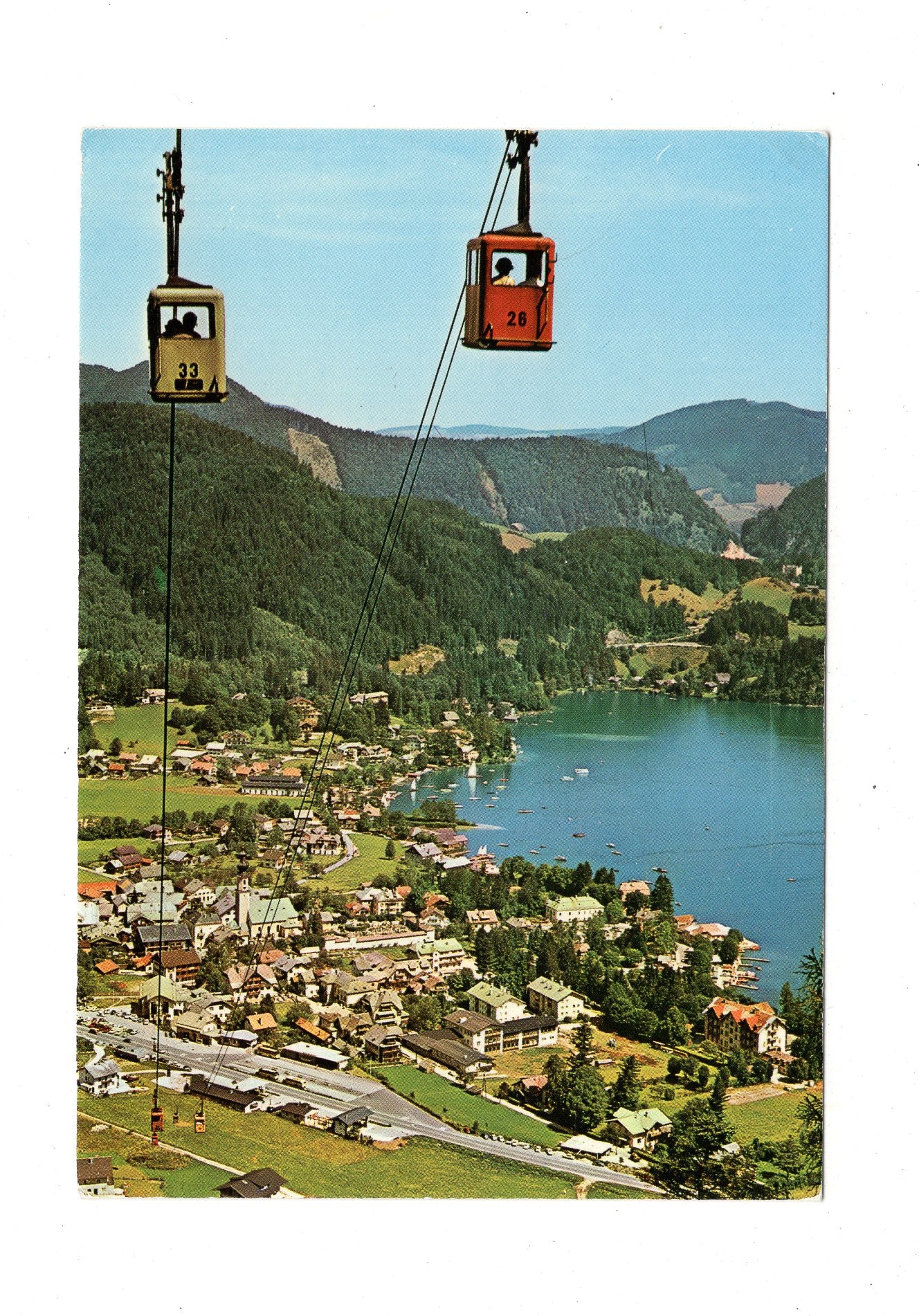 Ansichtskarte St. Gilgen Wolfgangsee / Salzkammergut / Österreich
