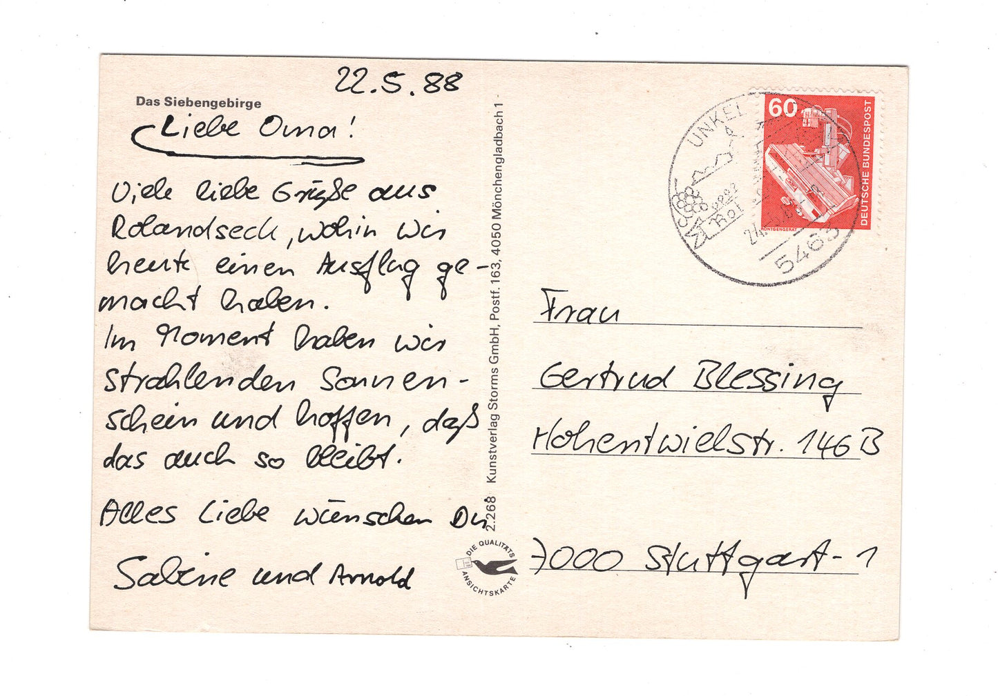 Ansichtskarte Das Siebengebirge