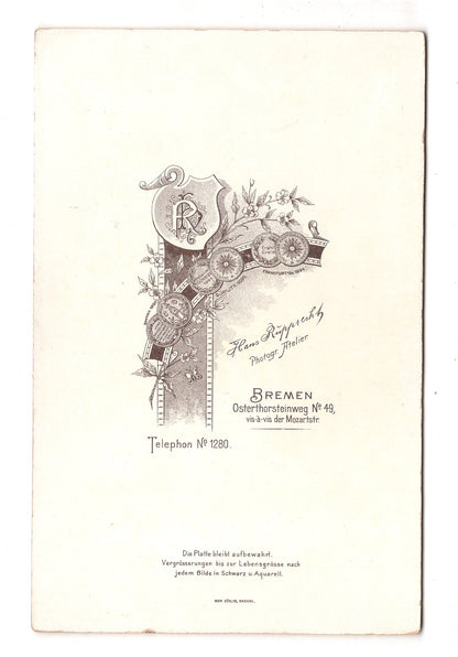 Fotografie Feines Paar - Bremen 1890er / CAB X-25