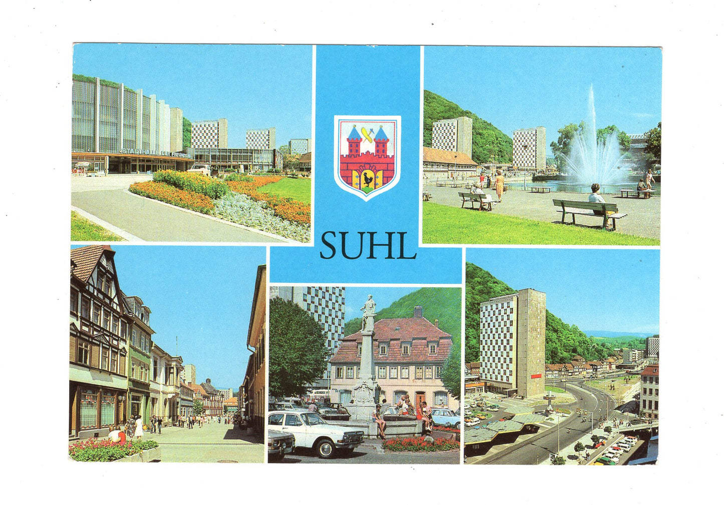 Ansichtskarte Suhl / Stadthalle der Freundschaft +++