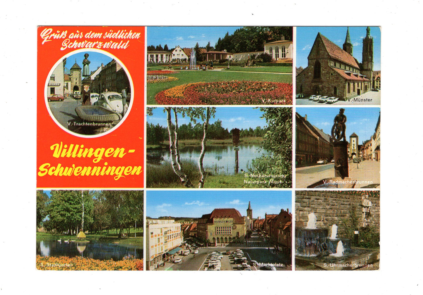 Ansichtskarte Villingen-Schwenningen im Schwarzwald / G1-68