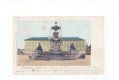 Ansichtskarte Erlangen / Kunstbrunnen - 1899