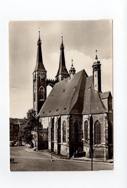 Ansichtskarte Köthen / Marktplatz mit St. Jakobskirche