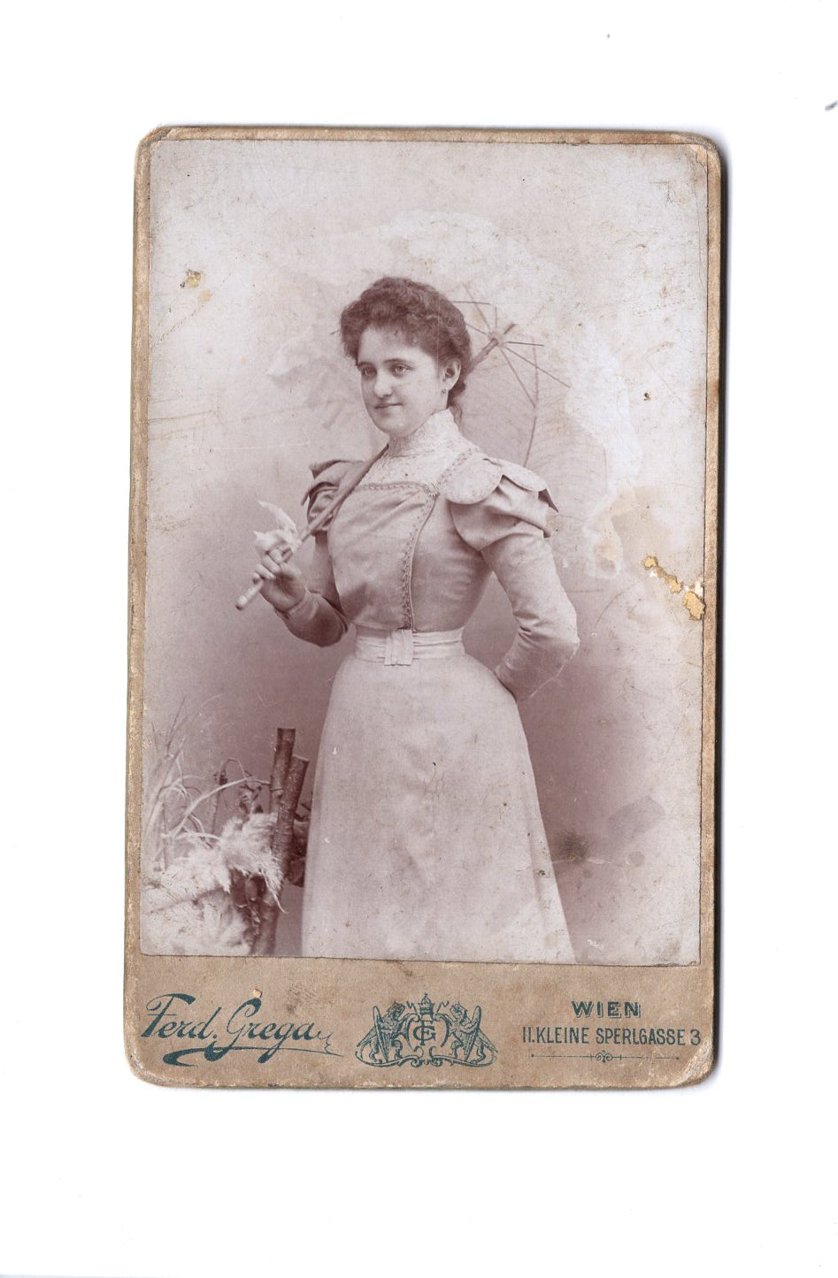 Fotografie Feine Dame - Wien um 1900