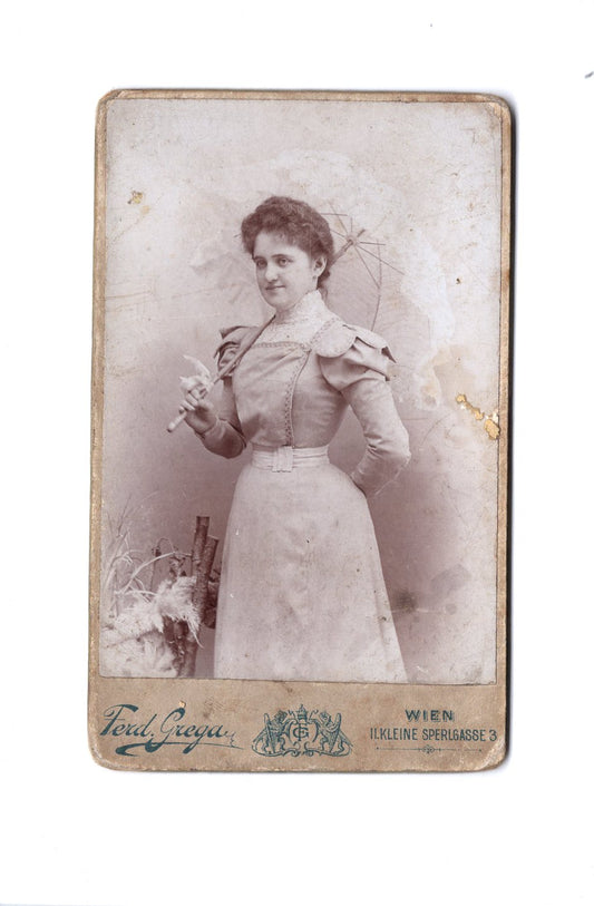 Fotografie Feine Dame - Wien um 1900
