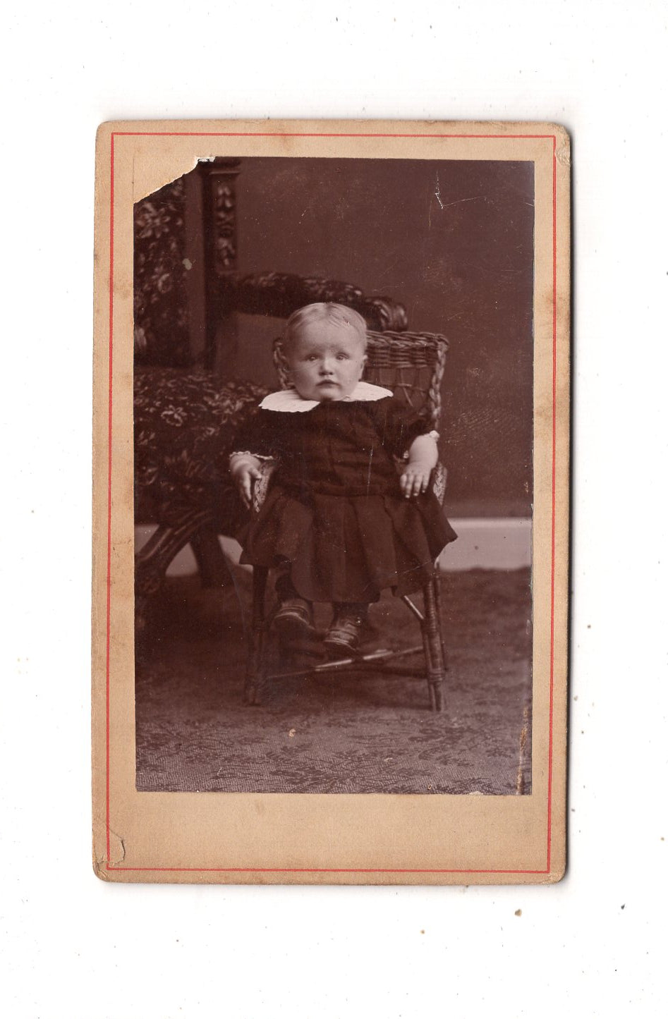 Fotografie Niedlicher kleiner Junge - Siegen & Betzdorf 1880er