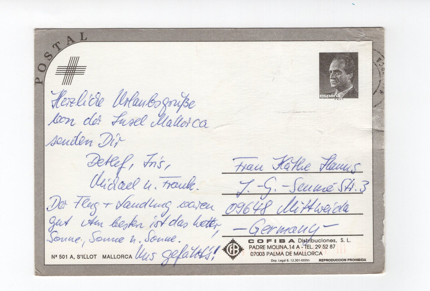 Ansichtskarte Mallorca / S´Illot / Spanien