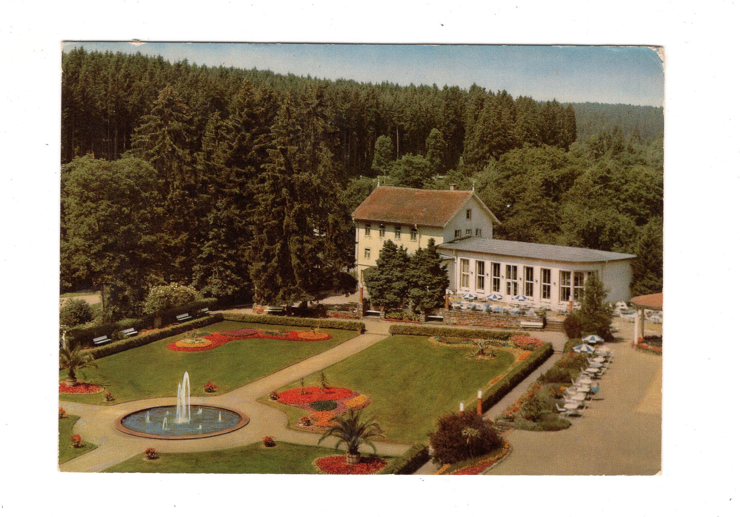 Ansichtskarte Villingen im Schwarzwald / Kurgarten / G1-68