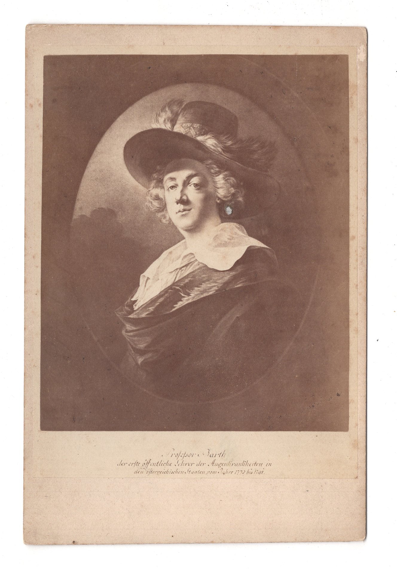 Fotografie Kunst / Professor Barth / Lehrer der Augenkrankheiten - um 1880 / CAB V-23