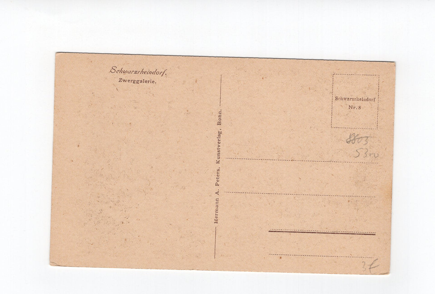 Ansichtskarte Schwarzrheindorf / Zwerggalerie