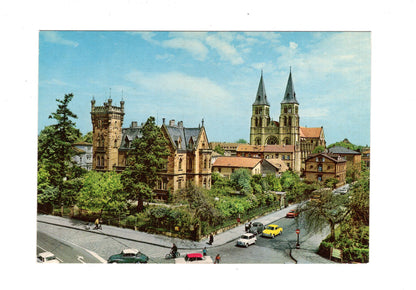 Ansichtskarte Landau / Pfalz / Schlösschen und Marienkirche / H1-65