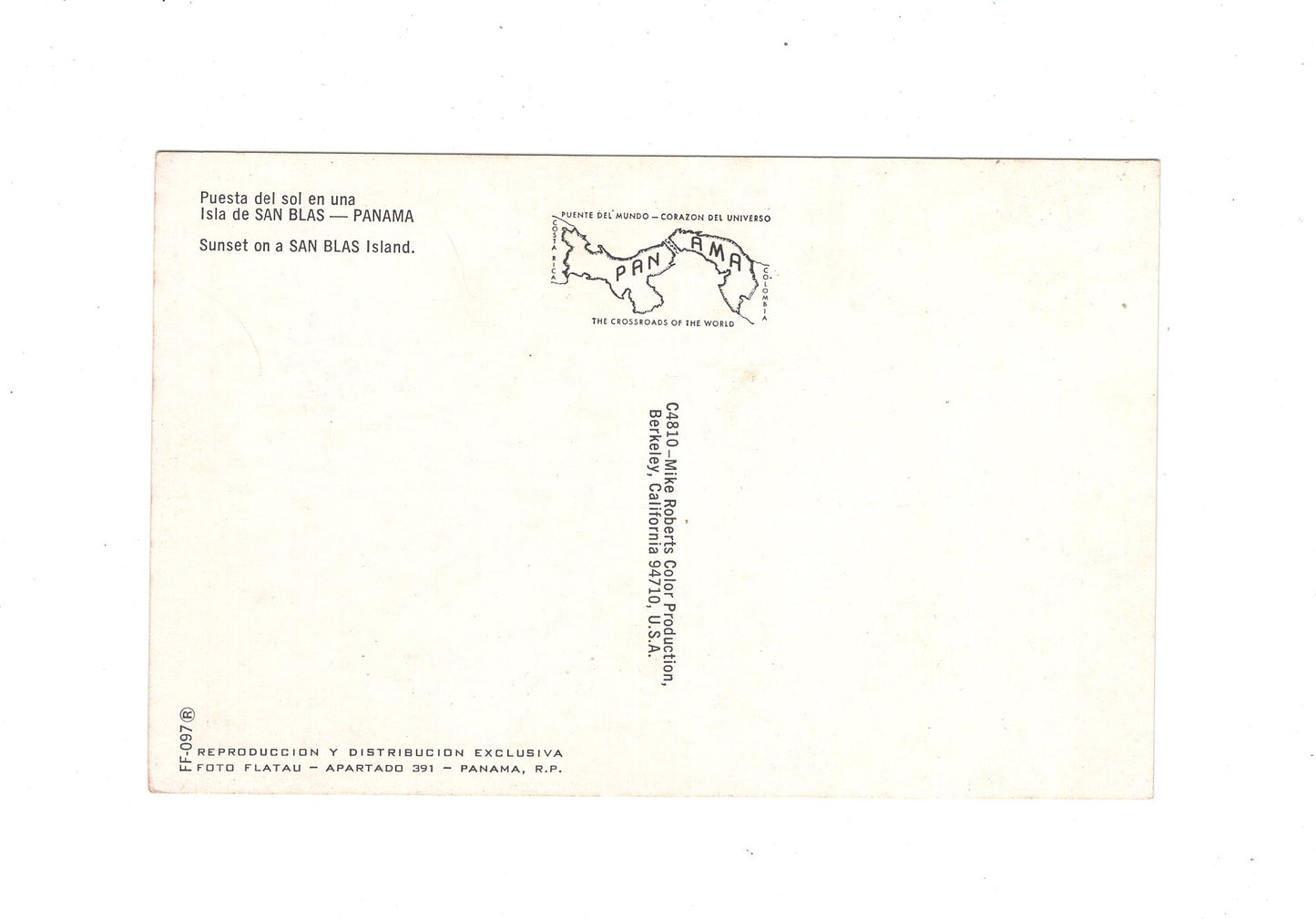 Ansichtskarte Isla de San Blas / Panama