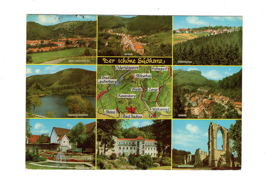 Ansichtskarte Der schöne Südharz / Zorge / Bad Lauterberg +++