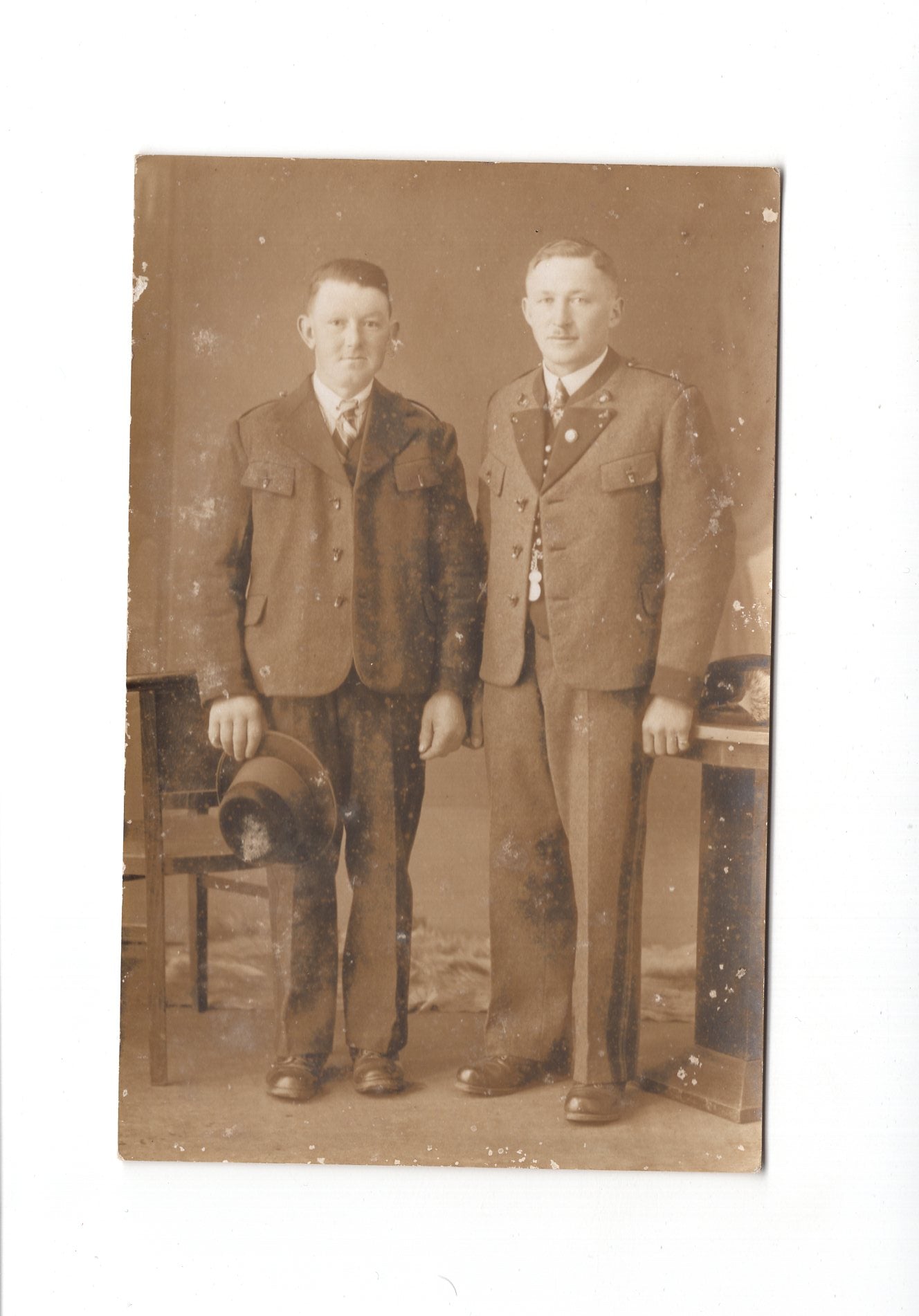 Ansichtskarte Herrenportrait / Männer / Herren