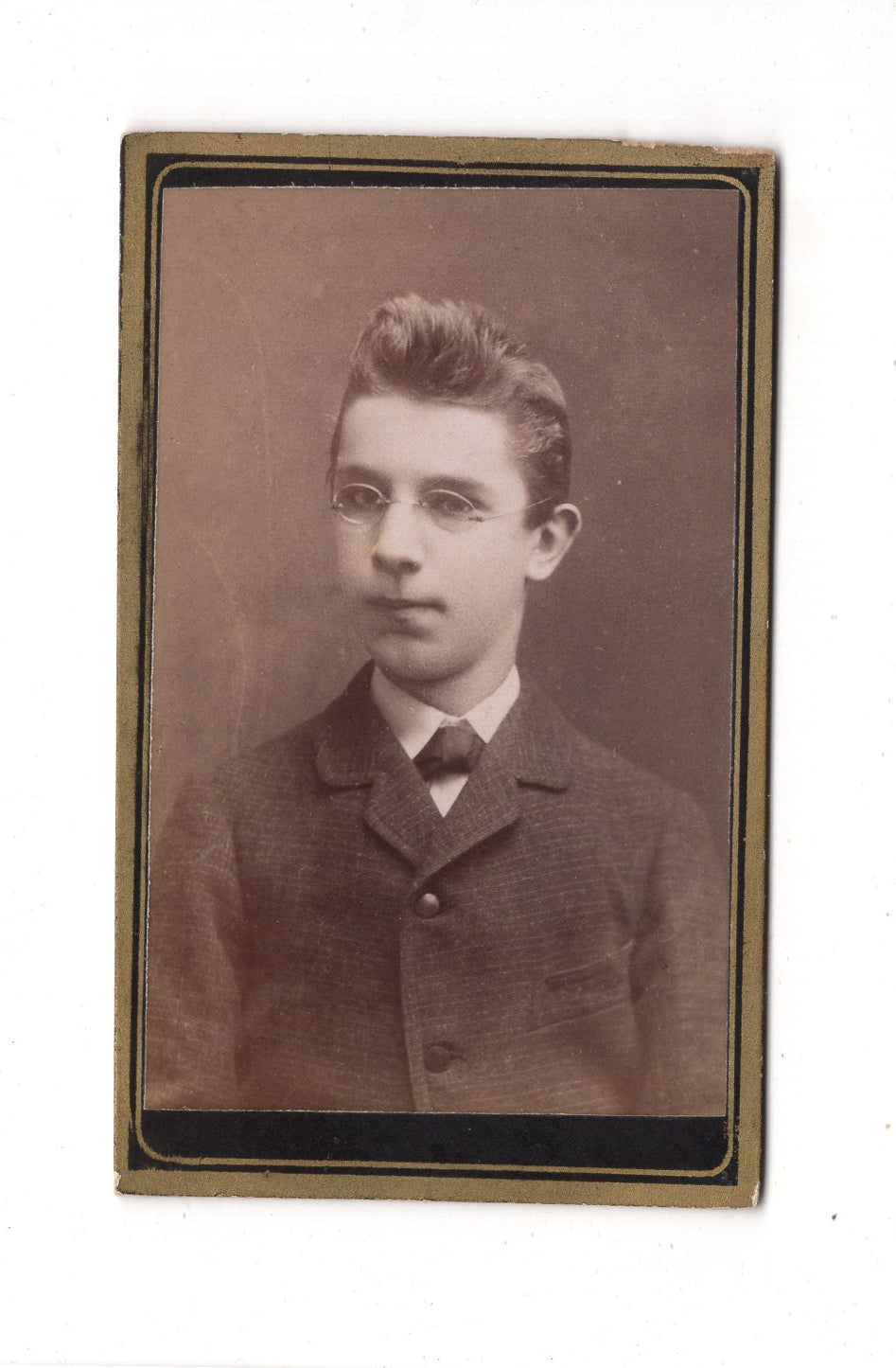 Fotografie Feiner Junge - Kral Vinohrady 1880er / CDV C1-33