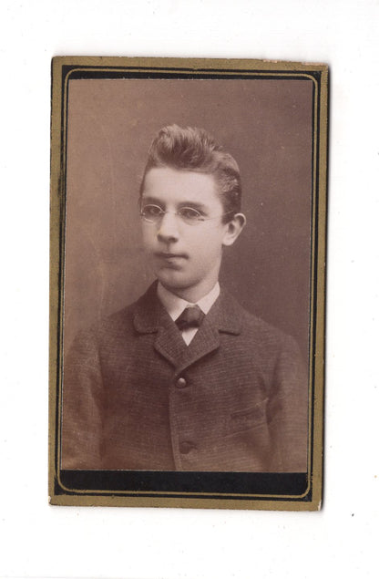 Fotografie Feiner Junge - Kral Vinohrady 1880er / CDV C1-33