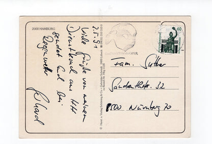 Ansichtskarte Hamburg / Hafen / Binnenalster +++