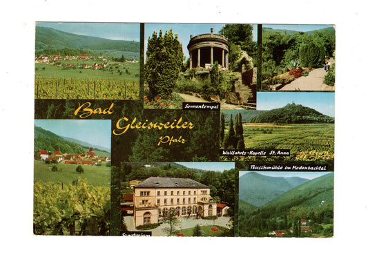 Ansichtskarte Bad Gleisweiler / Pfalz / Sonnentempel +++