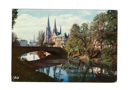 Ansichtskarte Strabourg Straßburg / Eglise Saint-Paul et Cathedrale / Frankreich