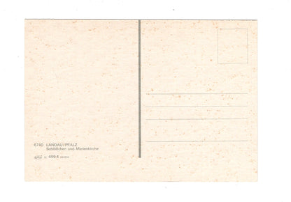 Ansichtskarte Landau / Pfalz / Schlösschen und Marienkirche / H1-65