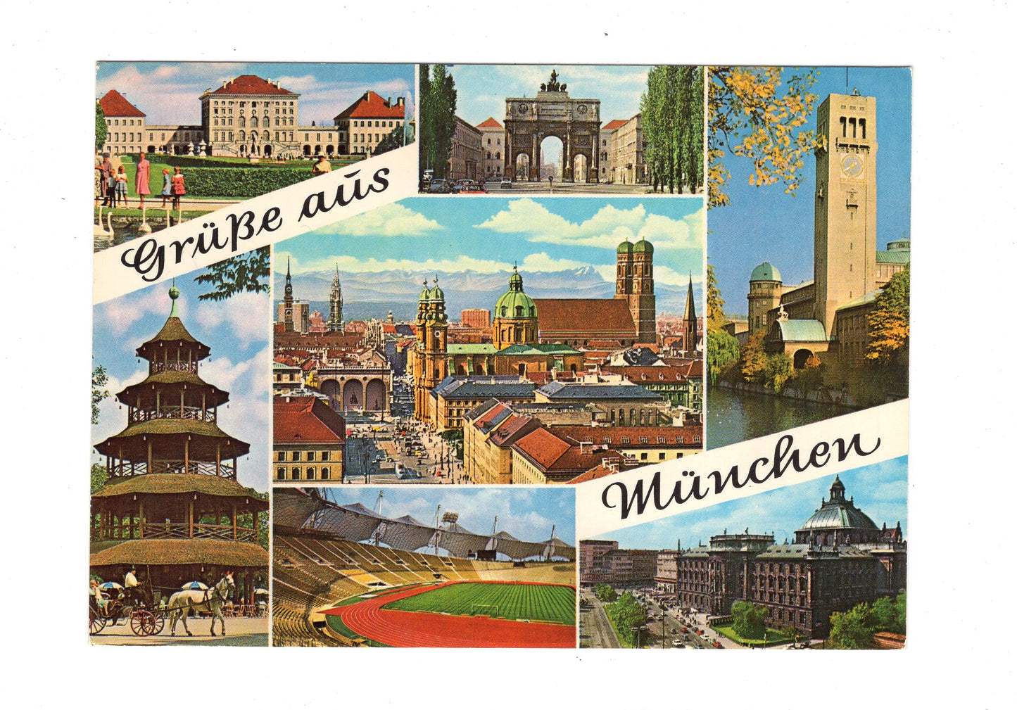 Ansichtskarte Grüße aus München / G1-52