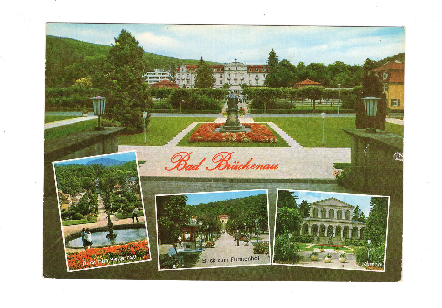 Ansichtskarte Bad Brückenau / Blick zum Fürstenhof +++