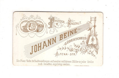 Fotografie Niedlicher kleiner Junge - Lüdenscheid 1880er