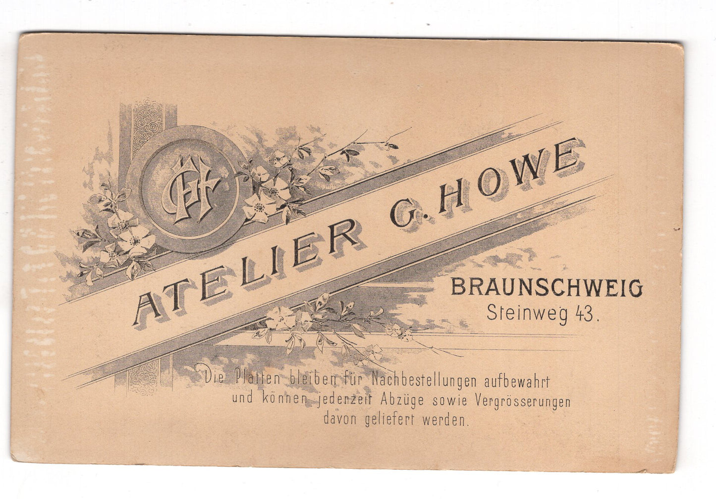 Fotografie Feines Paar - Braunschweig 1890er / CAB X-25