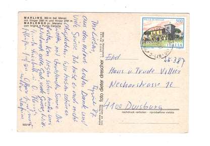 Ansichtskarte Marling bei Meran / Italien / N1-58