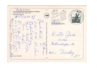 Ansichtskarte Villingen im Schwarzwald / Rietstraße mit Riettor / G1-68