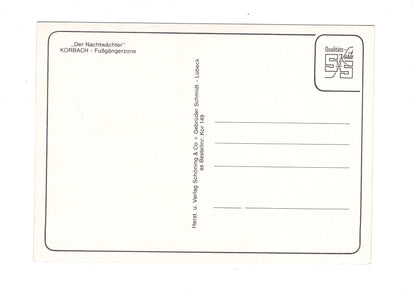 Ansichtskarte Korbach / Fußgängerzone / Der Nachtwächter / H1-65