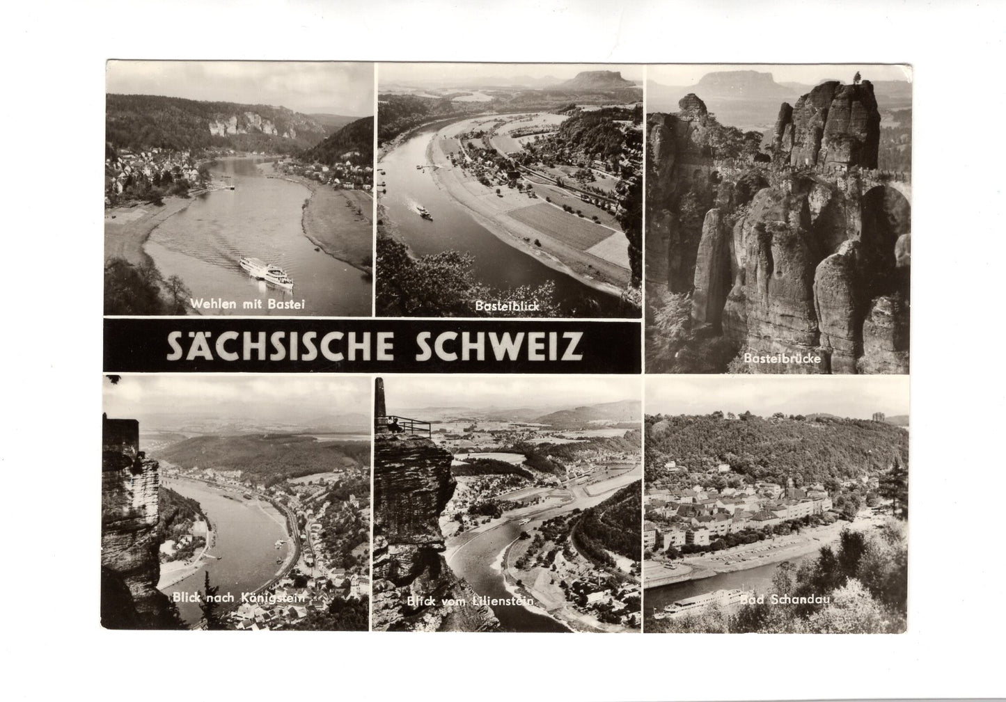 Ansichtskarte Sächsische Schweiz / Wehlen mit Bastei +++