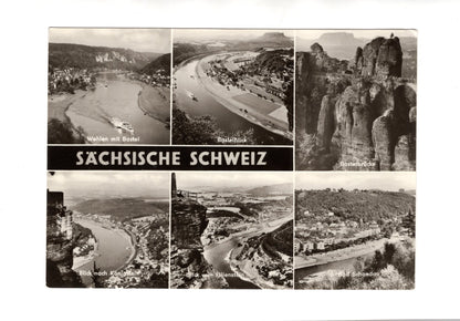 Ansichtskarte Sächsische Schweiz / Wehlen mit Bastei +++