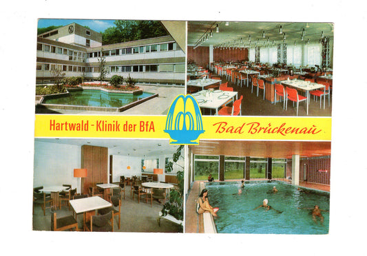Ansichtskarte Bad Brückenau / Hartwald-Klinik der BfA