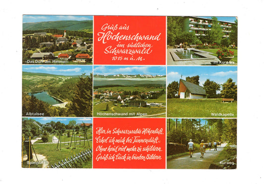 Ansichtskarte Höchenschwand im südlichen Schwarzwald / G1-68