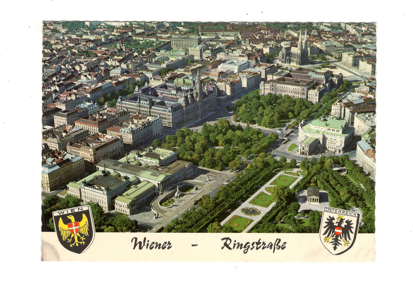 Ansichtskarte Wien / Wiener Ringstraße / Österreich