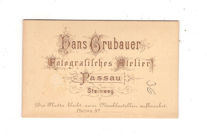 Fotografie Herrenportrait - Passau 1870er