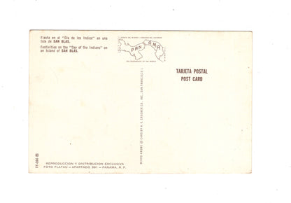 Ansichtskarte Isla de San Blas / Dia de los Indios / Panama