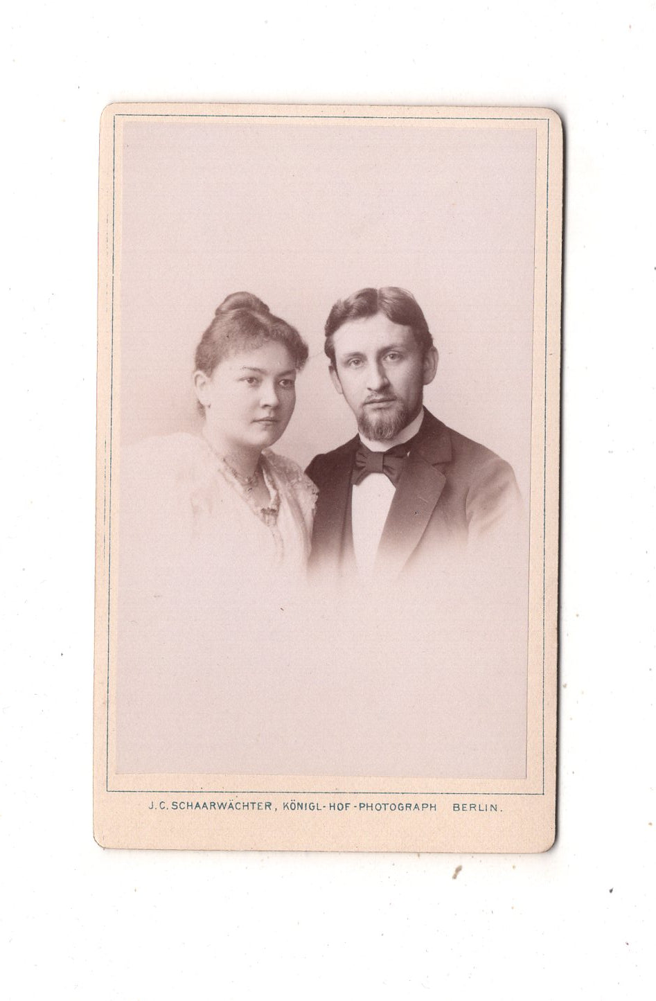 Fotografie Feines Paar - Berlin 1897 / CDV L1-36