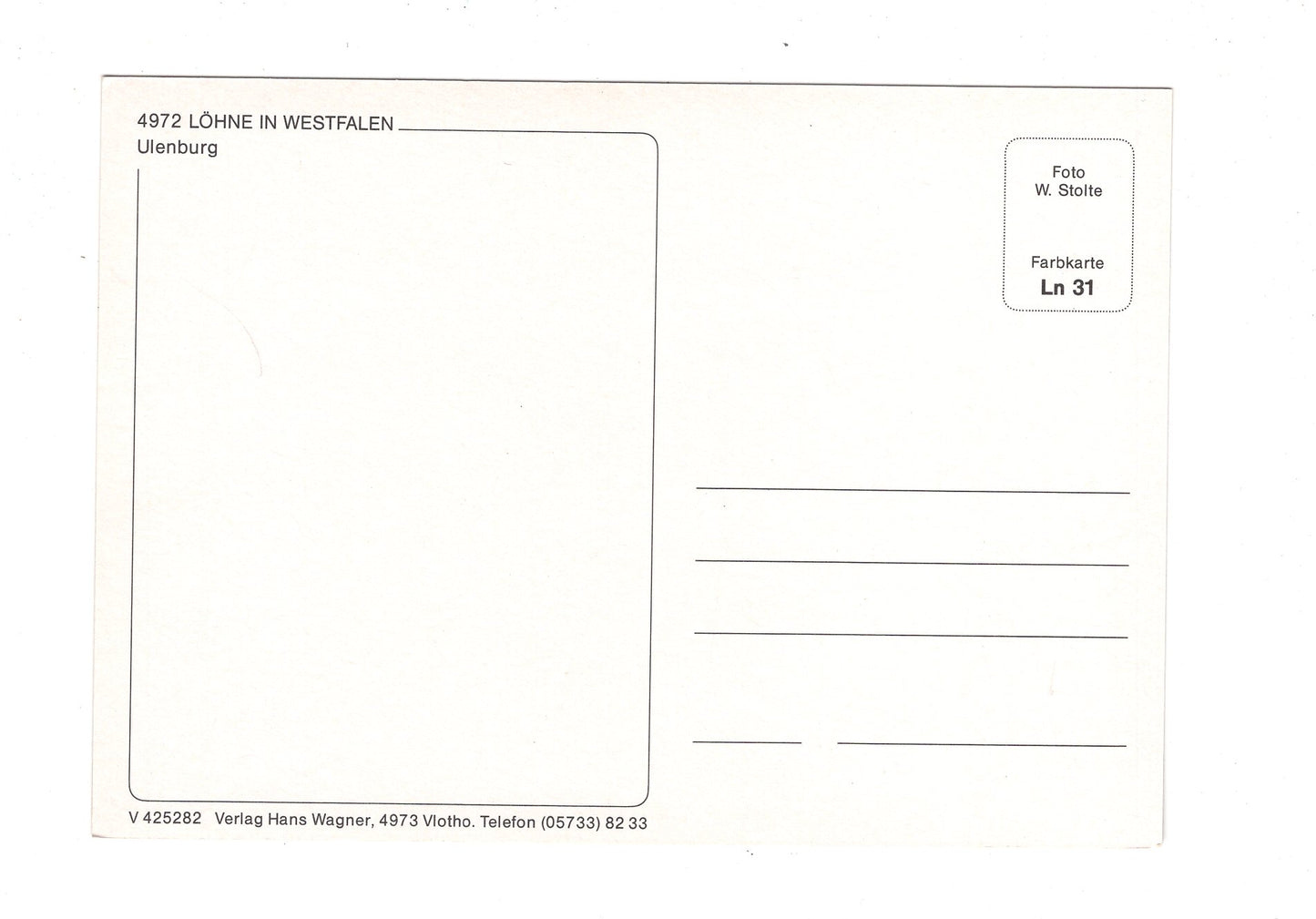 Ansichtskarte Löhne in Westfalen / Ulenburg / H1-65