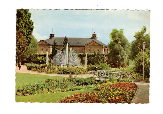 Ansichtskarte Bad Kissingen / Im Rosengarten