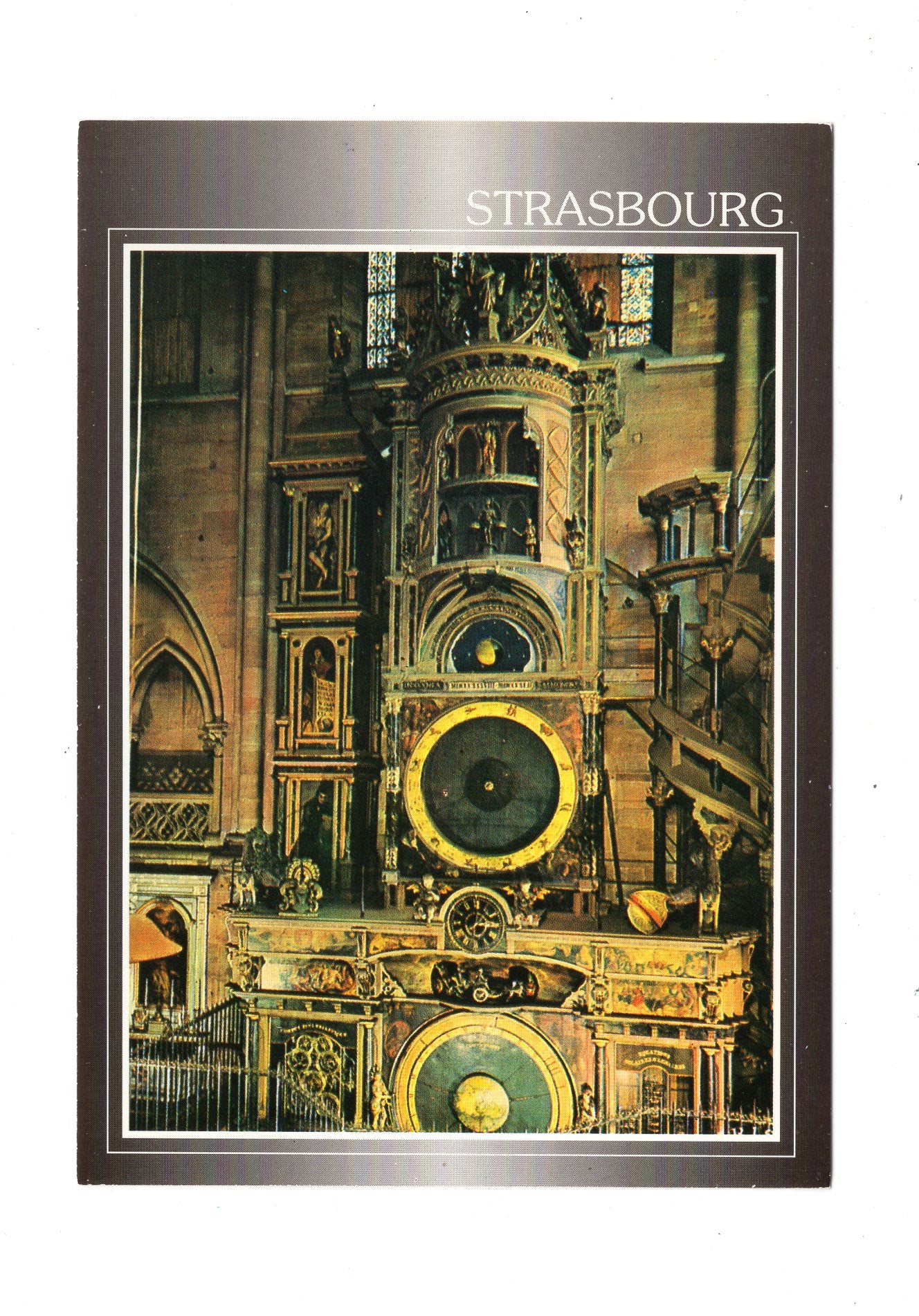 Ansichtskarte Strabourg Straßburg / L´Horloge astronomique / Frankreich