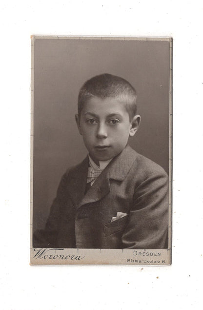 Fotografie Niedlicher kleiner Junge - Dresden 1900er