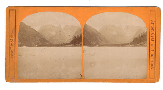 Fotografie / Stereofotografie Monte Christallo / Italien - um 1880 / CAB V-23