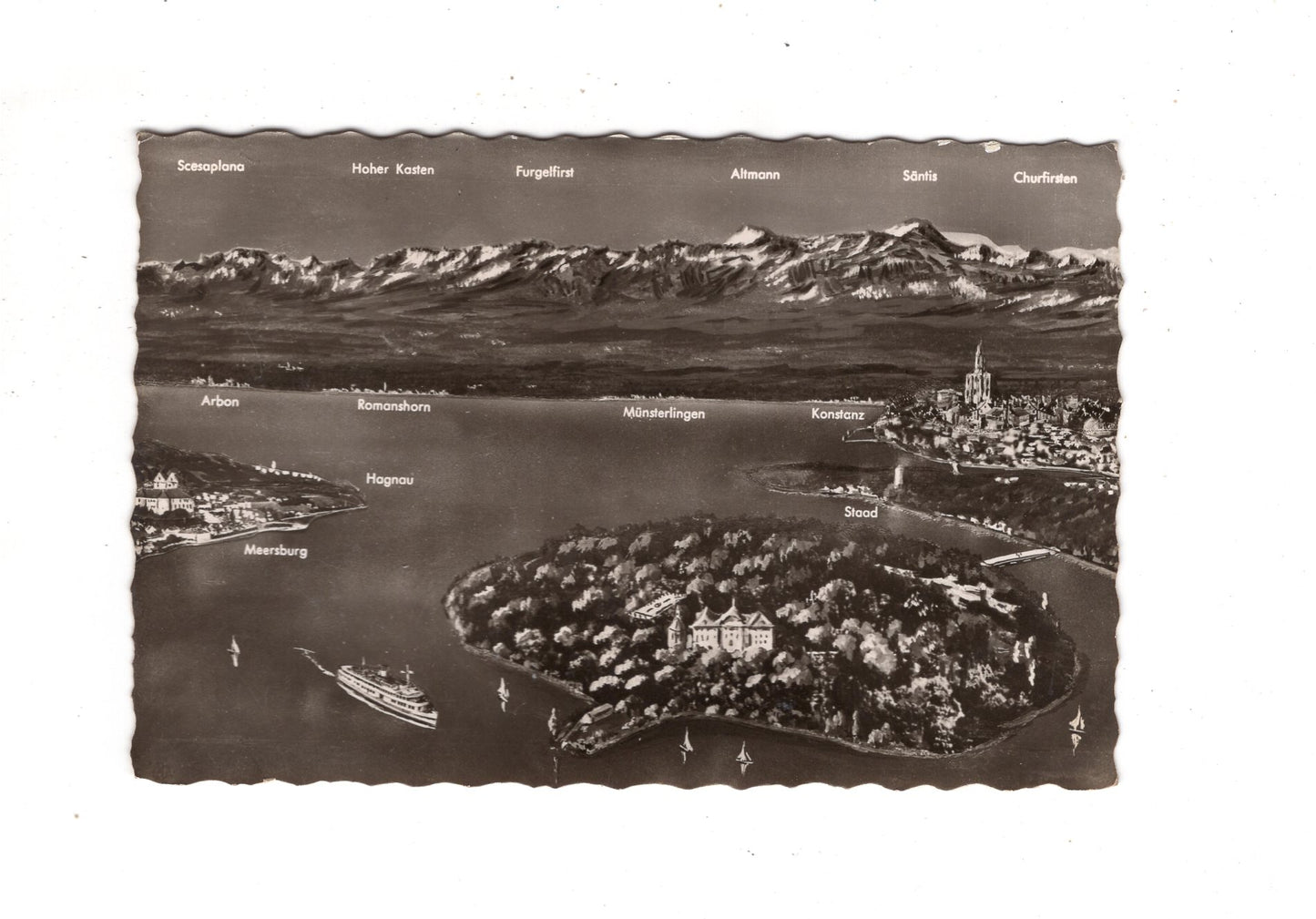 Ansichtskarte Insel Mainau im Bodensee / K1-52