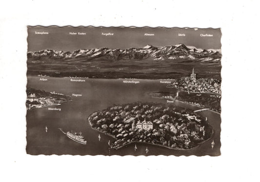 Ansichtskarte Insel Mainau im Bodensee / K1-52